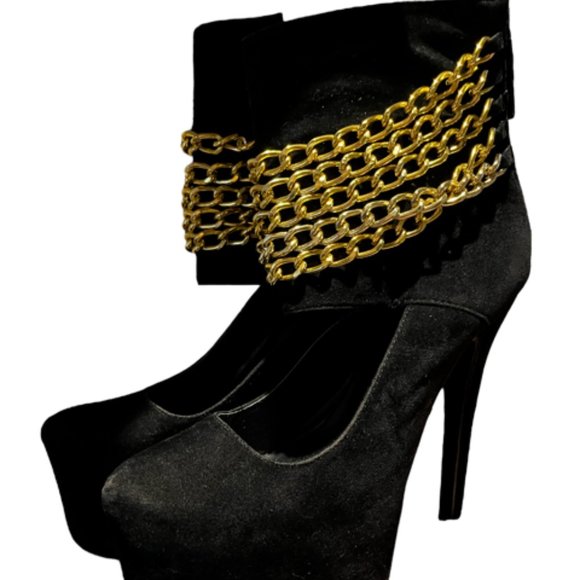 SALE! Platform Heels and Chains - Picture 2 of 5
